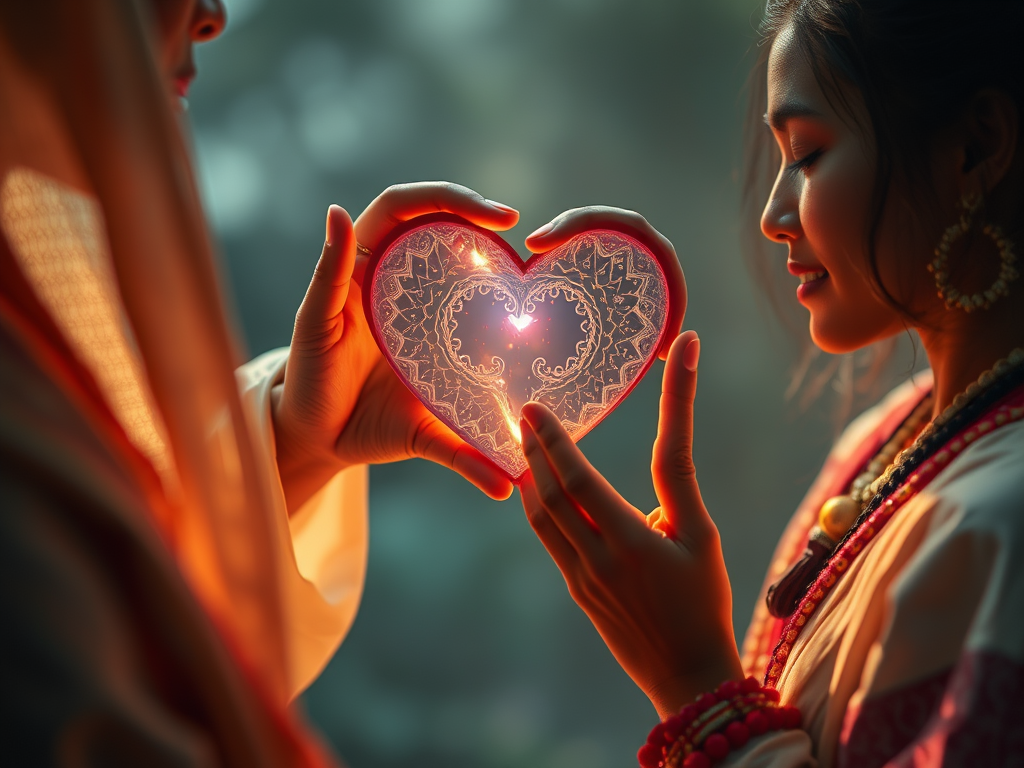 Rituel d’énergie du cœur – Médium Owo Sika, amour et harmonie du couple.